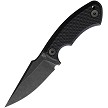 Gahagan Customs Alviss Fixed Blade Knife Black - GCKALVSHBK 