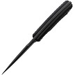 Gahagan Customs Alviss Fixed Blade Knife Black - GCKALVSHBK 