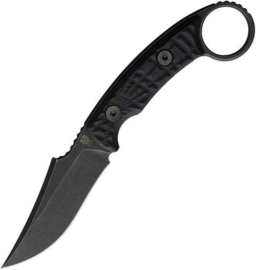 Gahagan Customs Bear Claw Fixed Blade Knife Black - GCKBRCHBK 