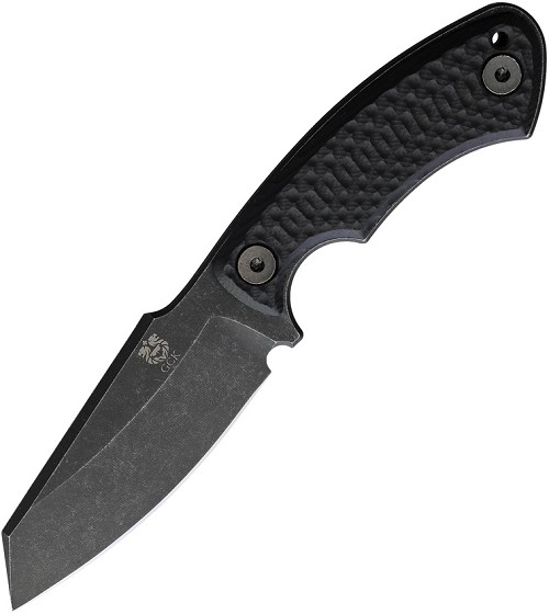 Gahagan Customs Cairn Fixed Blade Knife Black - GCKCRNHBK 