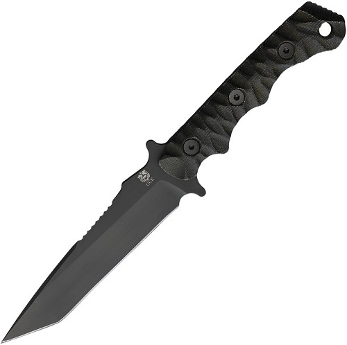 Gahagan Customs RRC Fixed Blade Knife Black - GCKRRCTBK 