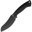 Gahagan Customs Wolfhound Fixed Blade Knife Black - GCKWFHBK 