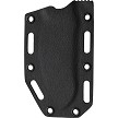 Gahagan Customs Wolfhound Fixed Blade Knife Black - GCKWFHBK 