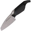 Grissom Knife & Tool Riverstone Fixed Blade Knife Black Micarta - GKT002MBK 