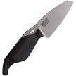 GKT002MBK Grissom Knife & Tool Riverstone Fixed Blade Knife Black Micarta 