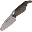 Grissom Knife & Tool Riverstone Fixed Blade Knife OD Green Micarta - GKT002MOD 