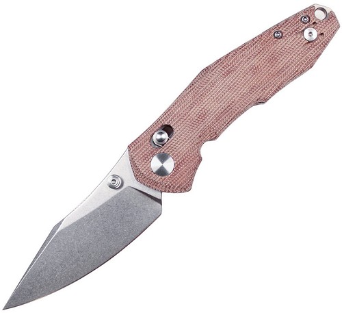 GiantMouse ACE Nazca Crossbar Lock Pocket Knife Micarta - GM10913 