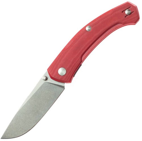 GiantMouse ACE Iona V2 Linerlock Pocket Knife Red Micarta - GM11613 