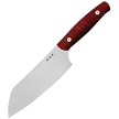 GiantMouse Santoku Chefs Knife Red G10 - GM12894 