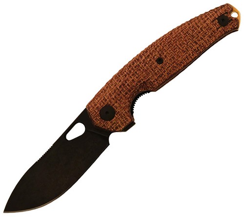 GiantMouse Ace Jagt Linerlock Pocket Knife Burlap - GM12993 
