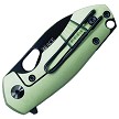 GiantMouse Riv Framelock Pocket Knife Mint Titanium - GM13327 