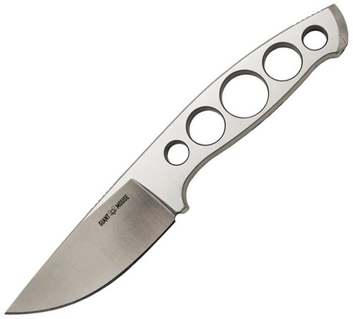 GiantMouse GMF5 Satin Fixed Blade Knife - GM13389 