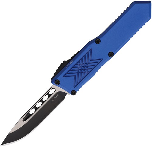 Guardian Tactical Automatic Pocket Knife GTX025 OTF Drop Point Blue - GT124211BL 
