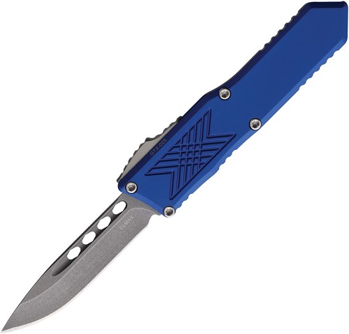 Guardian Tactical Automatic Pocket Knife GTX025 OTF SW Blue Drop Point - GT124511BL 