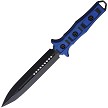 H0038CBLUBLK Heretic Knives Nephilim Fixed Blade Knife Blue/Black 
