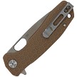Honey Badger Large Linerlock Pocket Knife Drop Point Tan - HB1010 
