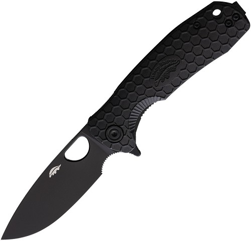 Honey Badger Knives Medium Linerlock Pocket Knife Black - HB1348 