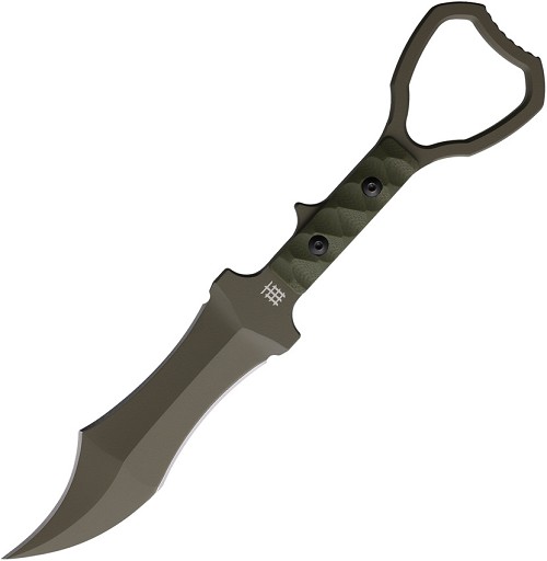 Halfbreed Blades CCK Tuhon Raptor Fixed Blade Knife OD Green Gen 2 - HBBCCK03ODG2 