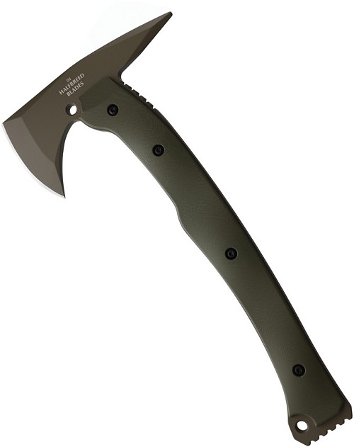 Halfbreed Blades Large Rescue Axe OD Green - HBBLRA01ODG 