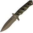 Halfbreed Blades Medium Clearance Fixed Blade Knife OD Green - HBBMCK01ODG 