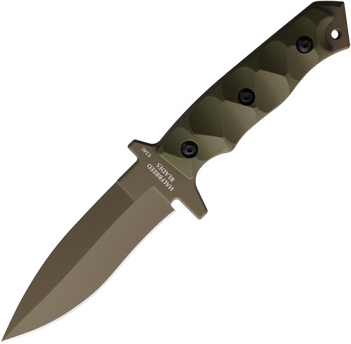 Halfbreed Blades Medium Clearance Fixed Blade Knife OD Green - HBBMCK01ODG 