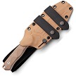 HKS16BR Hydra Knives Phobos Fixed Blade Knife Desert Tan 