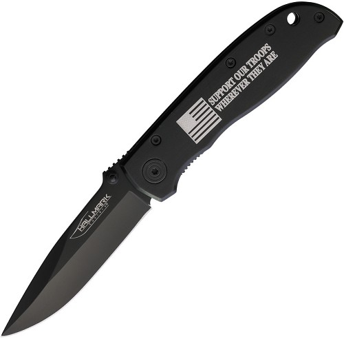 Hallmark Support Our Troops Linerlock Pocket Knife - HM0005TR 