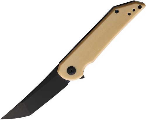Hoback Knives Radford Framelock Pocket Knife Micarta - HOB019BLM 