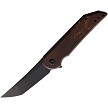 Hoback Knives Radford Framelock Pocket Knife Juma Gold - HOB019JGD 
