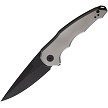 Hoback Knives 1Sam Framelock Pocket Knife Black/Stonewash - HOB036BSW 