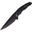 Hoback OneSam Fly Fishing Lockblade Pocket Knife Black - HOB037 