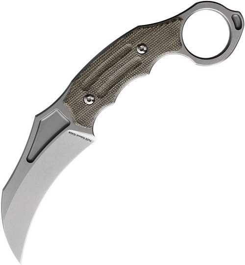 Hoback Tusk Karambit Knife OD Green - HOB043 