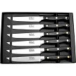 Hen & Rooster Steak Knife Set Black Wood - HRI009 