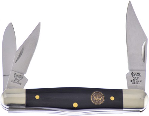 Hen & Rooster Whittler Pocket Knife Buffalo Horn - HRI123BH 