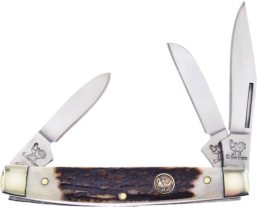Hen & Rooster Stockman Pocket Knife Deer Stag - HRI273DS 