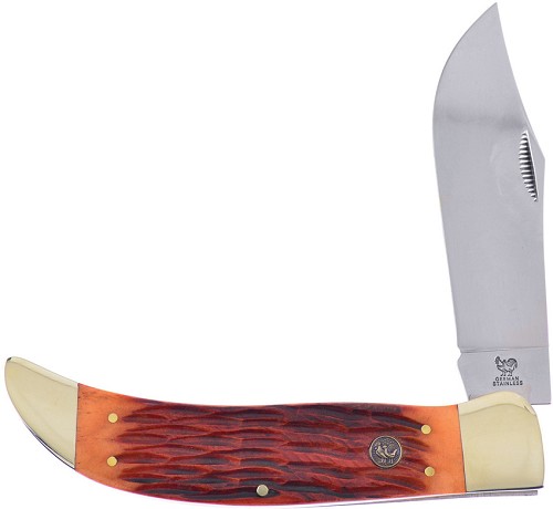 Hen & Rooster Large Folder Pocket Knife Driftwood - HRI341DWB 