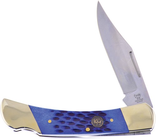 Hen & Rooster Lockback Pocket Knife Blue Pick Bone - HRI361BLPB 
