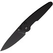 HIGHTRON Birdidi-Grace Button Lock Pocket Knife Black - HTK06BLK 