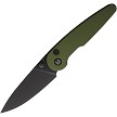 HIGHTRON Birdidi-Grace Button Lock Pocket Knife Green - HTK06GRN 