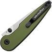 HTK06GRNS HIGHTRON Birdidi-Grace Button Lock Pocket Knife Green 