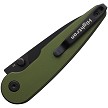 HTK06GRN HIGHTRON Birdidi-Grace Button Lock Pocket Knife Green 