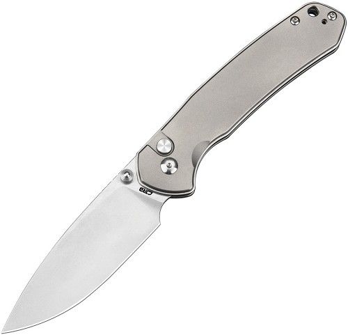 CJRB Pyrite Button Lock Pocket Knife Titanium AR RPM9 - J1925LTI 