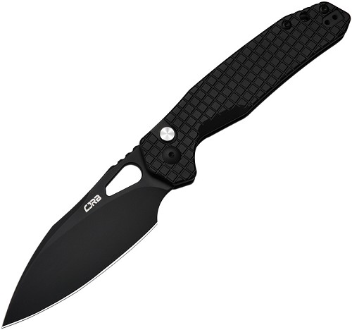 CJRB Frack Black Steel AR-RPM9 Button Lock Pocket Knife - J1931BFST 