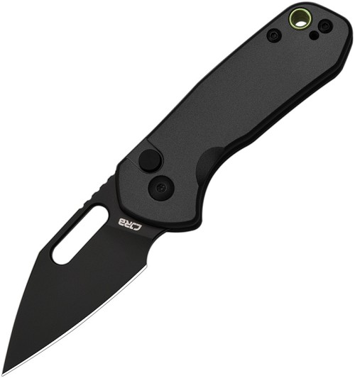 CJRB Button Lock Pocket Knife Black Aluminium AR RPM9 - J1933BBK 