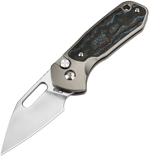 CJRB Miniature Pyrite Button Lock Pocket Knife - J1933T2FCG 