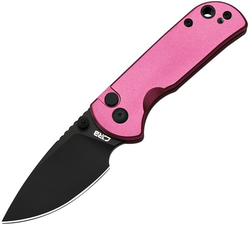 CJRB Button Lock Pocket Knife Pink Aluminium AR RPM9 - J1934BPK 