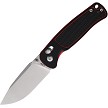 CJRB Shale Crossbar Lock Pocket Knife Black/Red - J1943BRE 