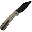 J1945LBDE CJRB Large Pyrite Light Button Lock Pocket Knife 