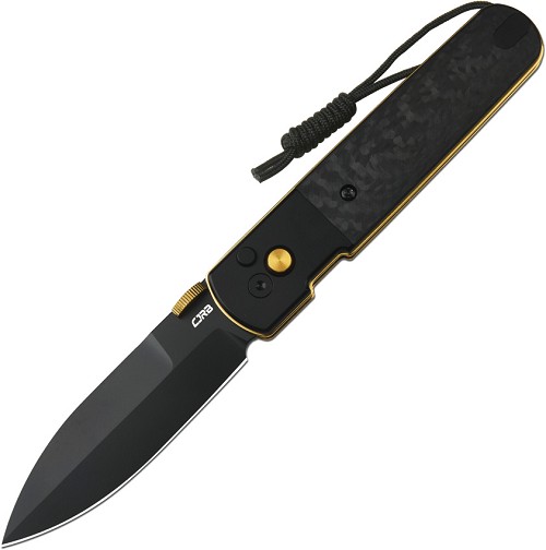 CJRB Perfect Locust Button Lock Pocket Knife Carbon Fiber - J1951GBCF1 