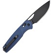 J1952BBU CJRB Acacia Crossbar Lock Pocket Knife Blue 
